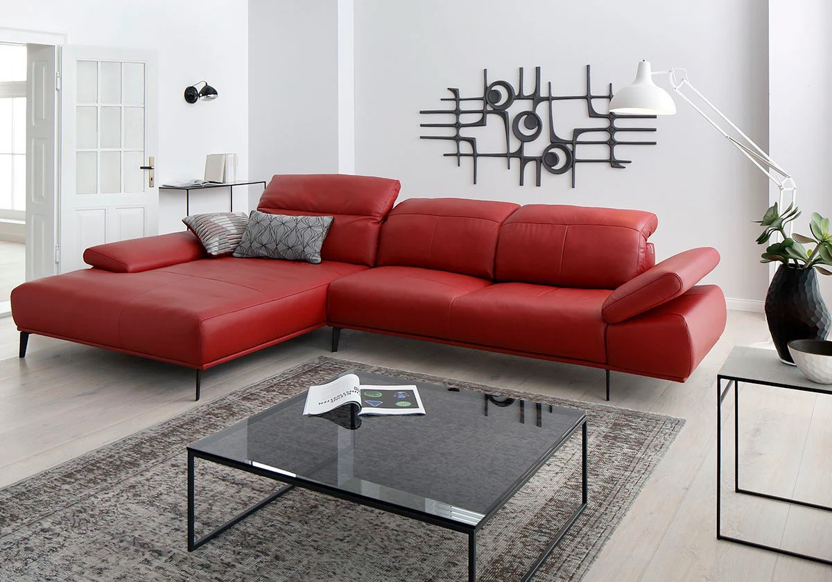 W.SCHILLIG Ecksofa "levi, Designsofa, elegant und zeitlos, bequem, L-Form", günstig online kaufen