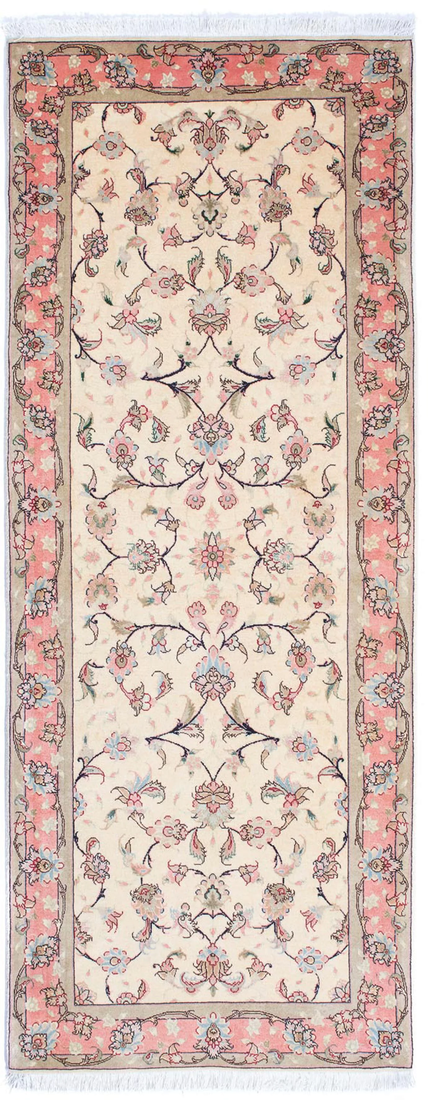 morgenland Orientteppich »Perser - Täbriz - Royal - 200 x 77 cm - beige«, r günstig online kaufen