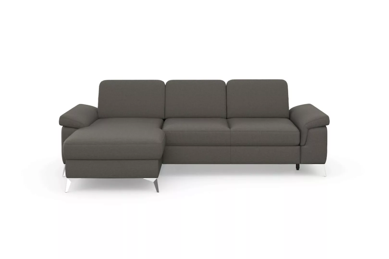 sit&more Ecksofa "Padua L-Form", inklusive Sitztiefenverstellung, Armteilfu günstig online kaufen