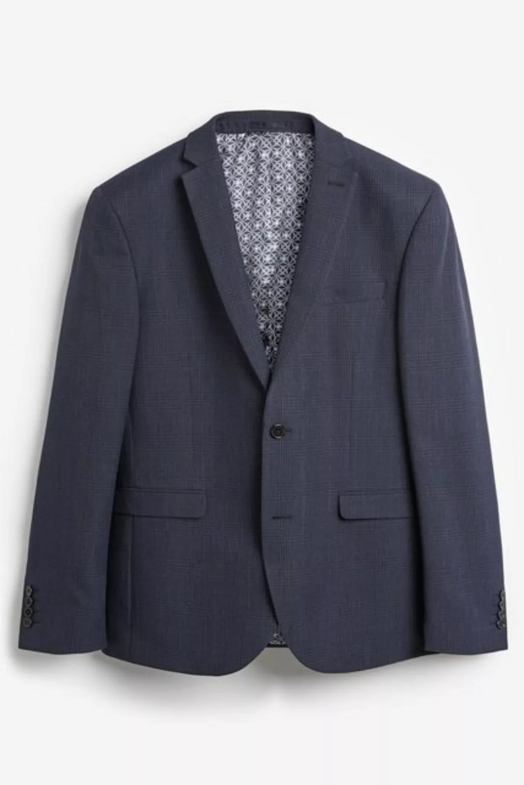 Next Anzugsakko Anzug mit Karomuster: Skinny Fit Jacke (1-tlg) günstig online kaufen