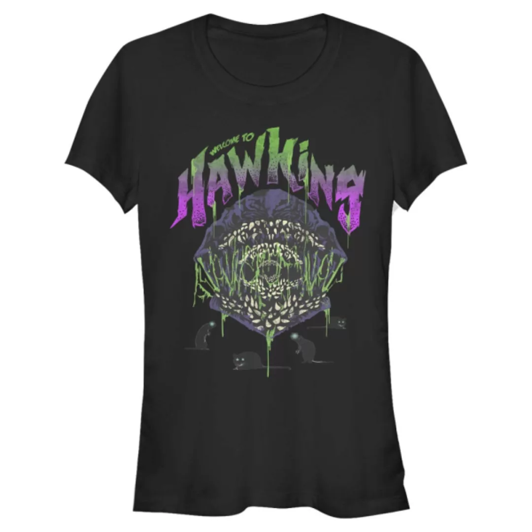 Netflix - Stranger Things - Demogorgon Welcome To Hawkins - Frauen T-Shirt günstig online kaufen