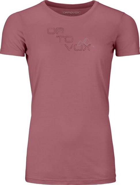 Ortovox T-Shirt 185 MERINO TANGRAM LOGO TS W mountain rose günstig online kaufen