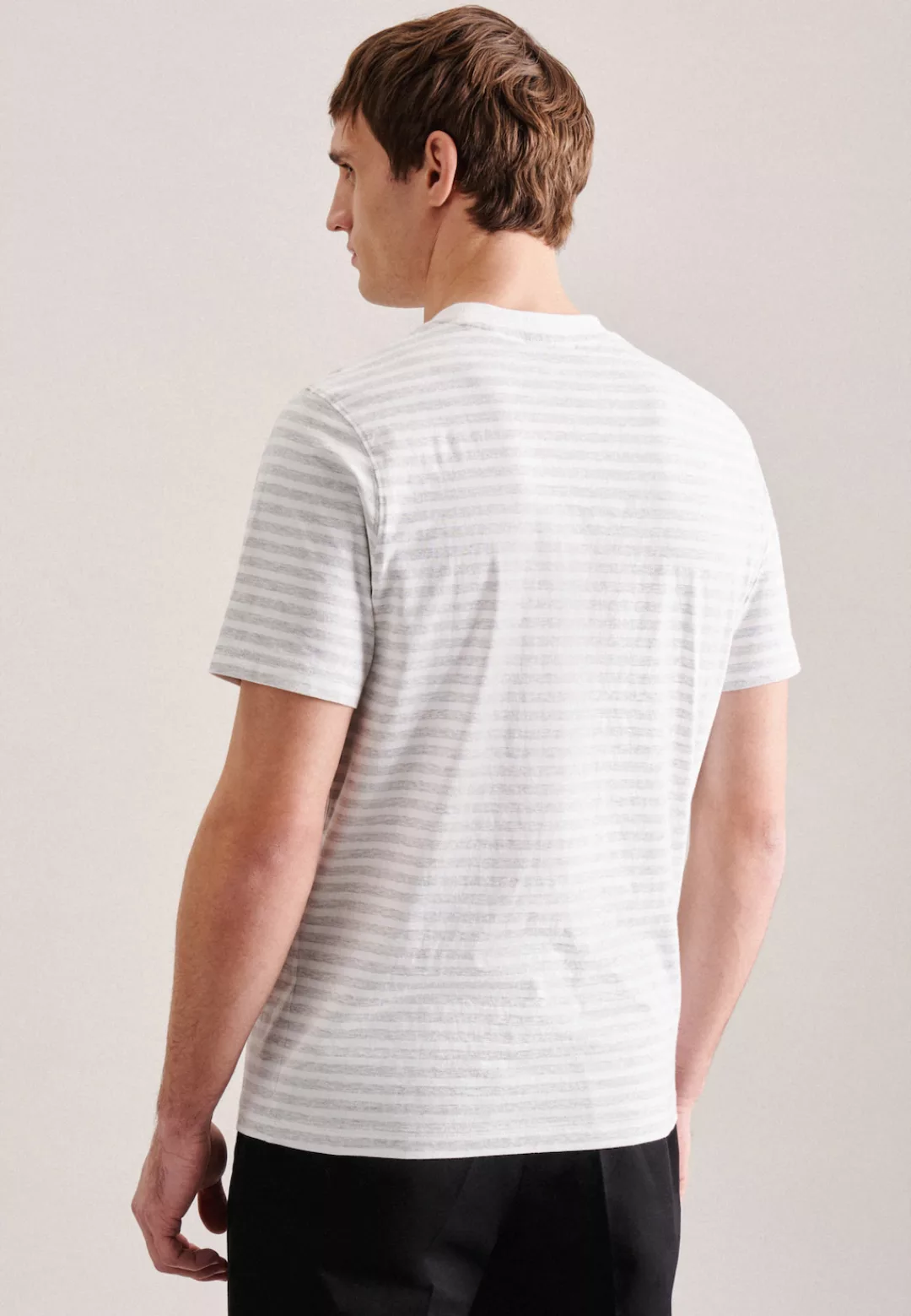 seidensticker T-Shirt "Regular", Kurzarm Rundhals Streifen günstig online kaufen