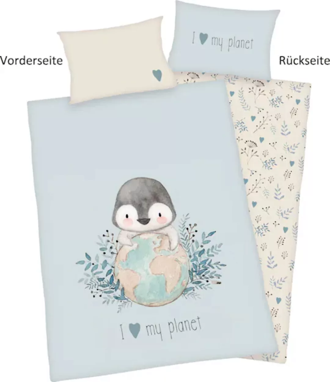 Baby Best Babybettwäsche »Pinguin«, (2 tlg.) günstig online kaufen