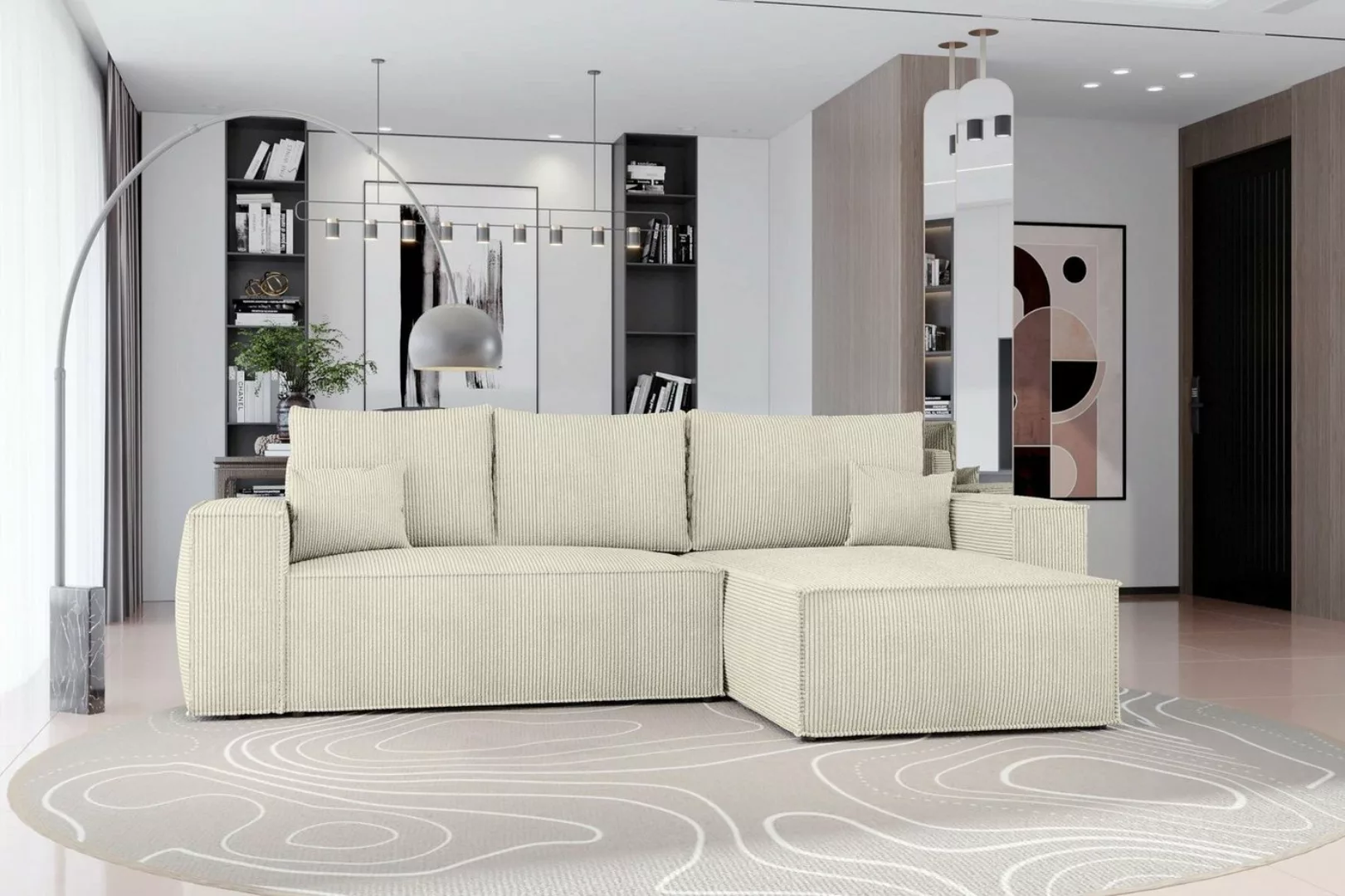 Stylefy Ecksofa Lydia, L-Form, Eckcouch, Ottomane links oder rechts bestell günstig online kaufen