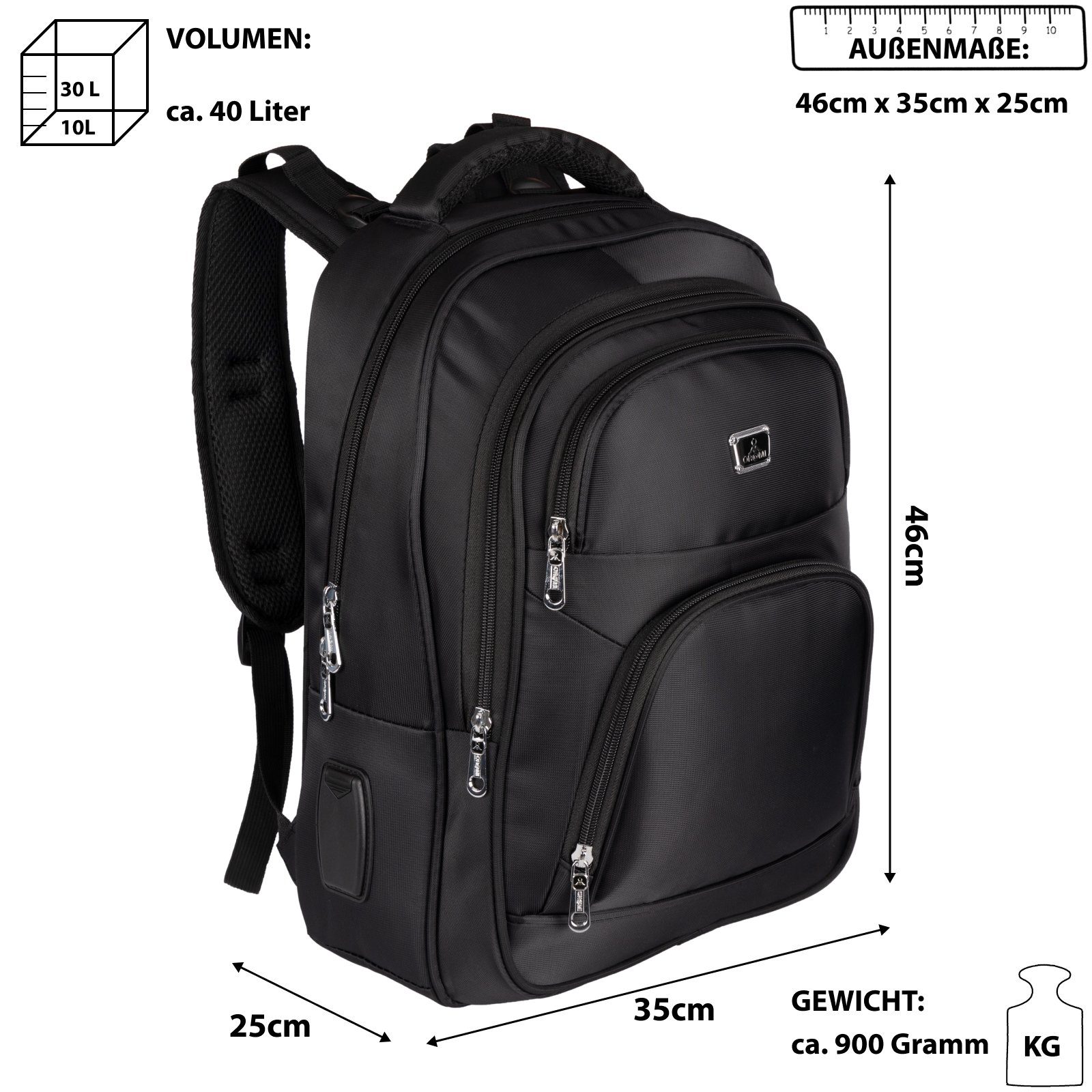 EAAKIE Rucksack EAAKIE Rucksack Laptop Sport günstig online kaufen