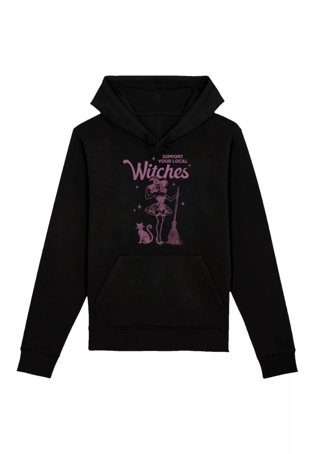 F4NT4STIC Kapuzenpullover "Halloween Witch support your local witches", Pre günstig online kaufen