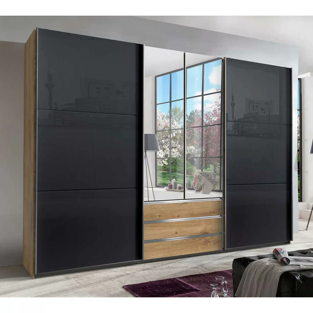 XL Schlafzimmerschrank mit Spiegeln Made in Germany 300 cm breit günstig online kaufen
