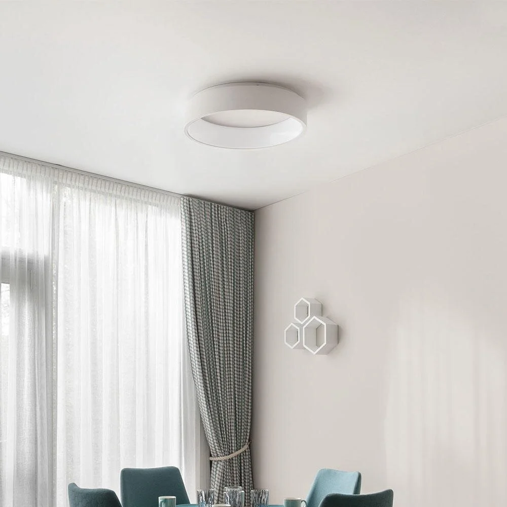 LED Deckenleuchten Rando in Weiß 42W 2520lm günstig online kaufen