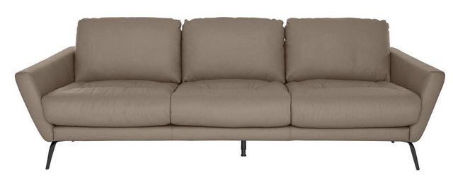 W.SCHILLIG Big-Sofa "softy", mit dekorativer Heftung im Sitz, Füße schwarz günstig online kaufen