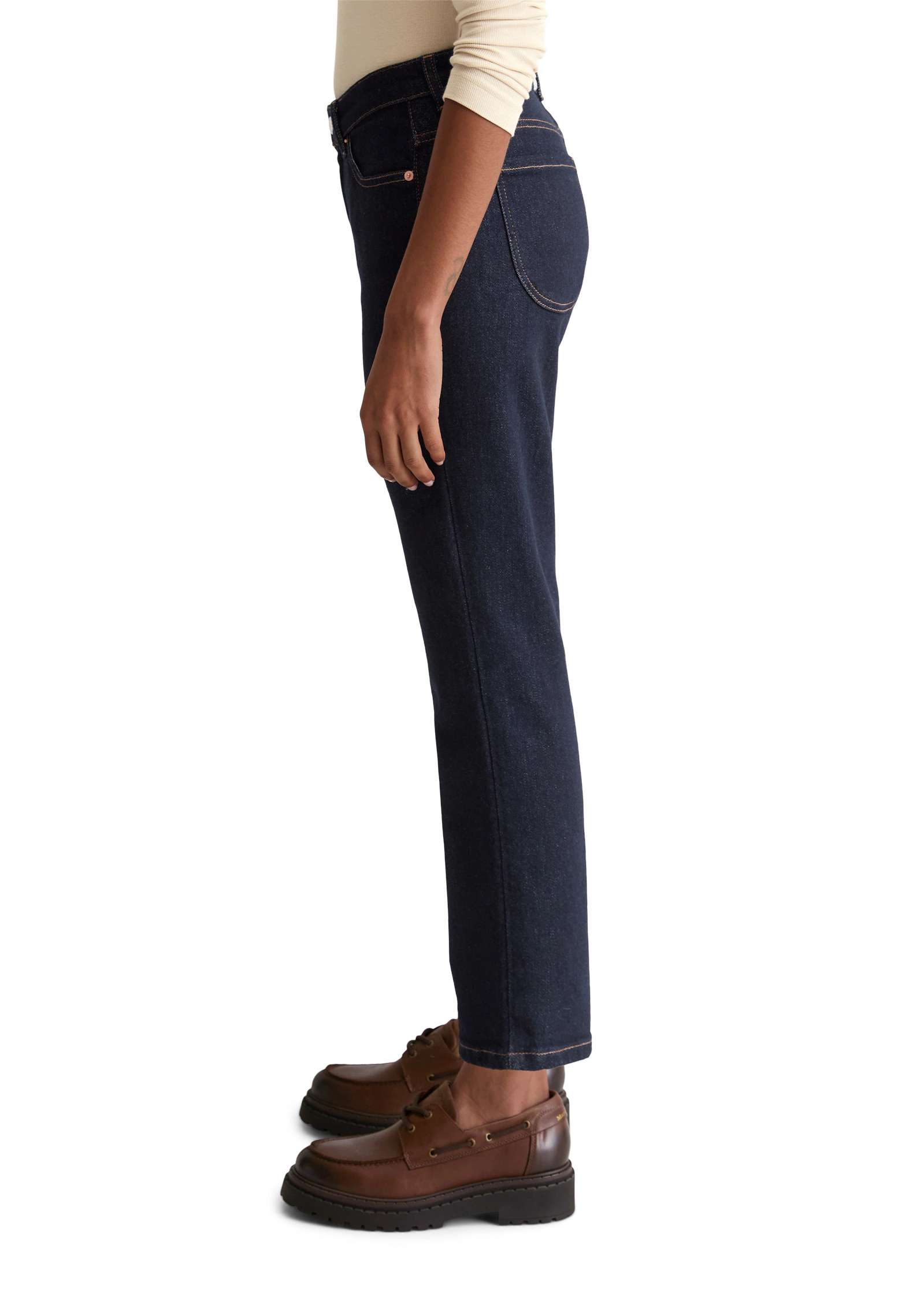 Marc OPolo Straight-Jeans "aus Baumwolle-Lyocell-Stretch" günstig online kaufen