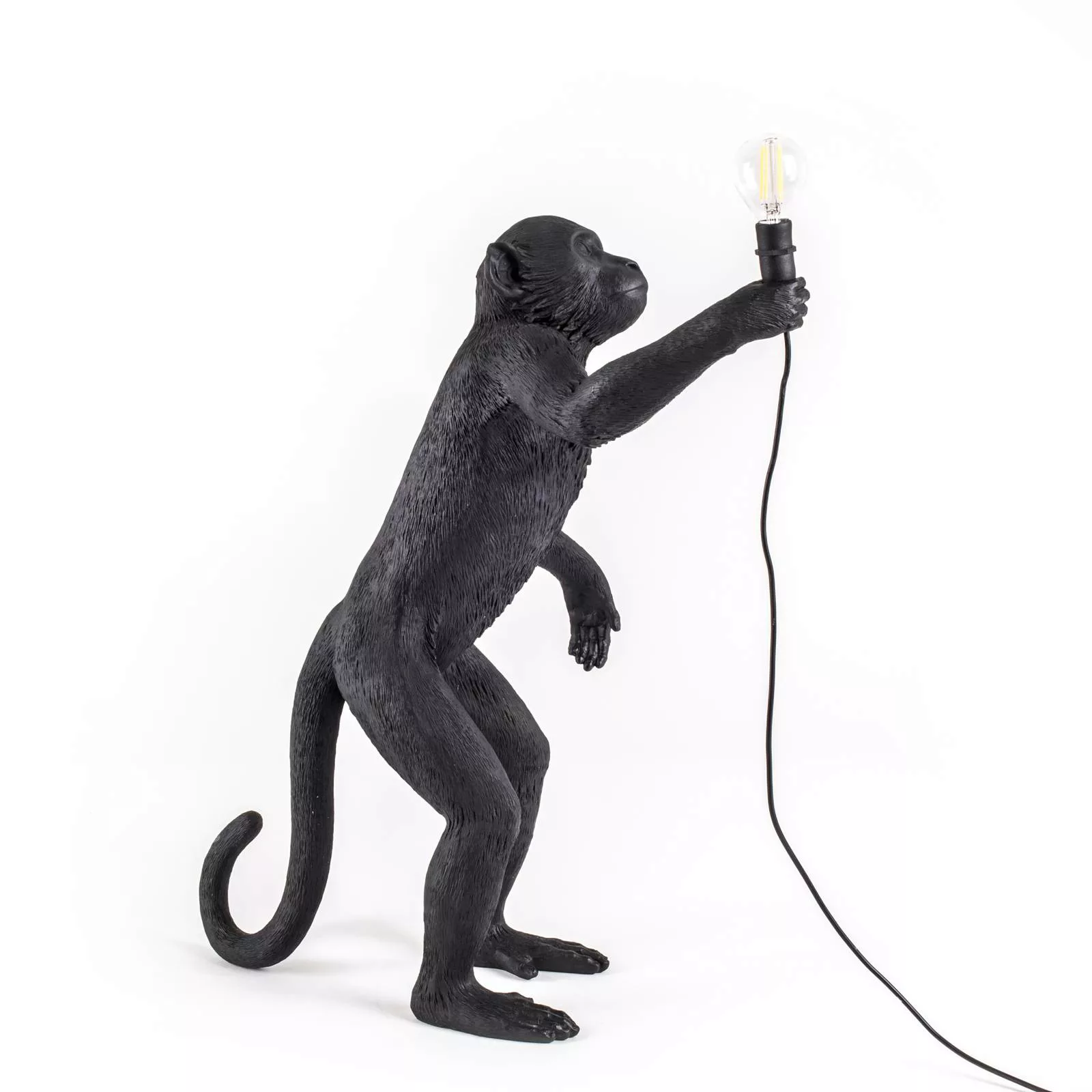 Outdoorlampe Monkey Standing plastikmaterial schwarz / outdoorgeeignet - H günstig online kaufen