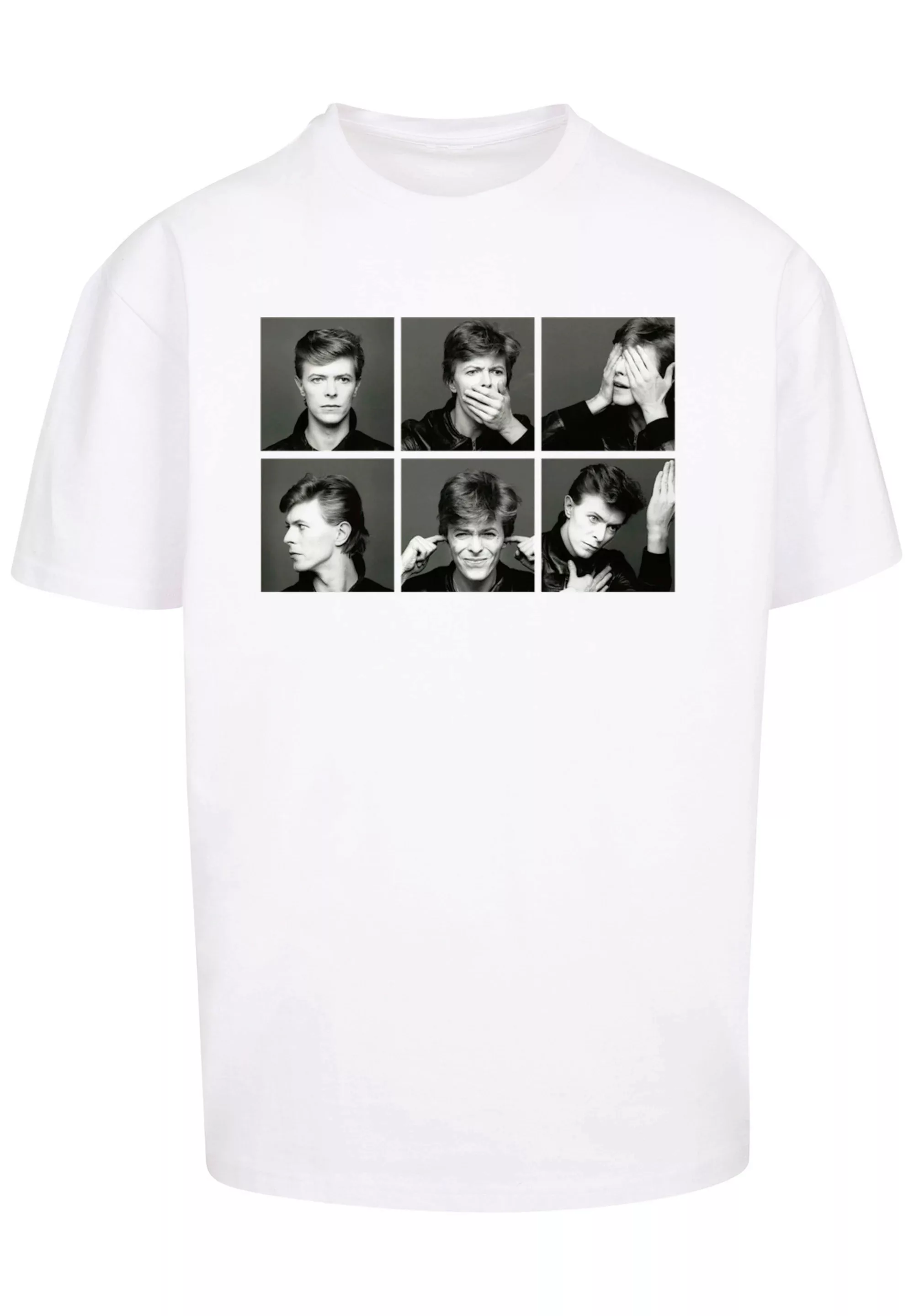 F4NT4STIC T-Shirt "David Bowie Photo Collage", Print günstig online kaufen