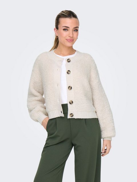 JACQUELINE de YONG Cardigan Strickjacke Knit Fit Rundhals Knopfleiste 8274 günstig online kaufen