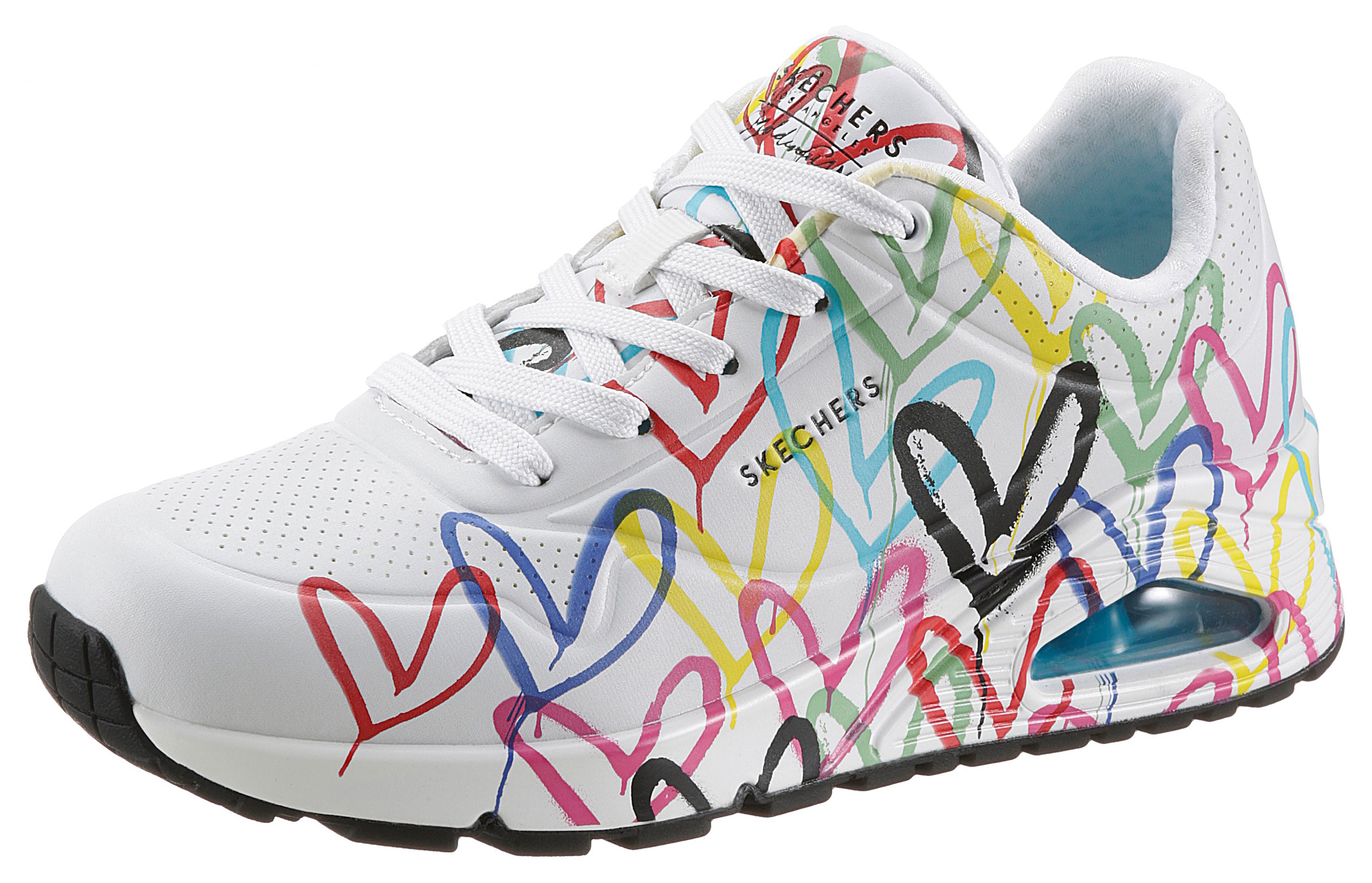 Skechers Wedgesneaker "UNO-SPREAD THE LOVE", mit auffälligem Graffiti-Print günstig online kaufen