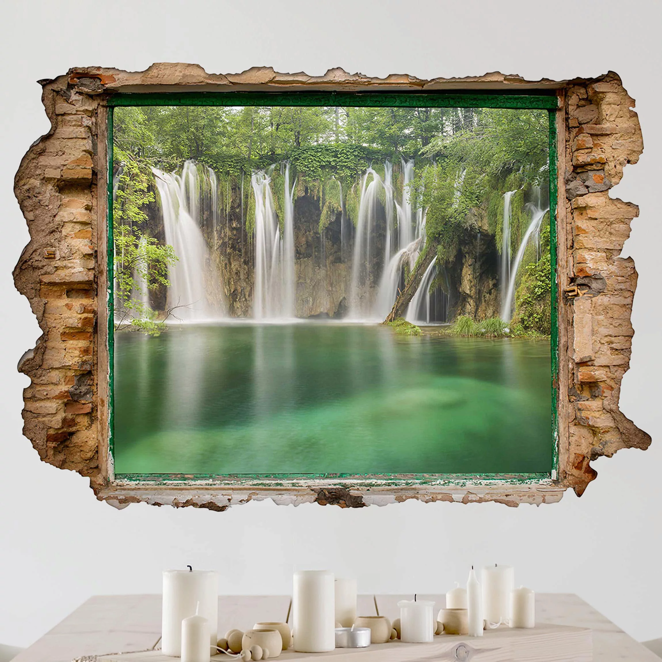3D Wandtattoo Wasserfall Plitvicer Seen günstig online kaufen