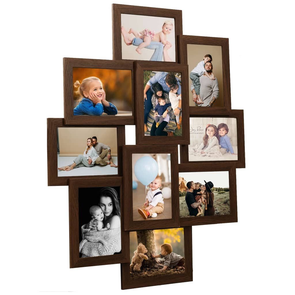 vidaXL Bilderrahmen Collage Bilderrahmen für 10x(13x18 günstig online kaufen