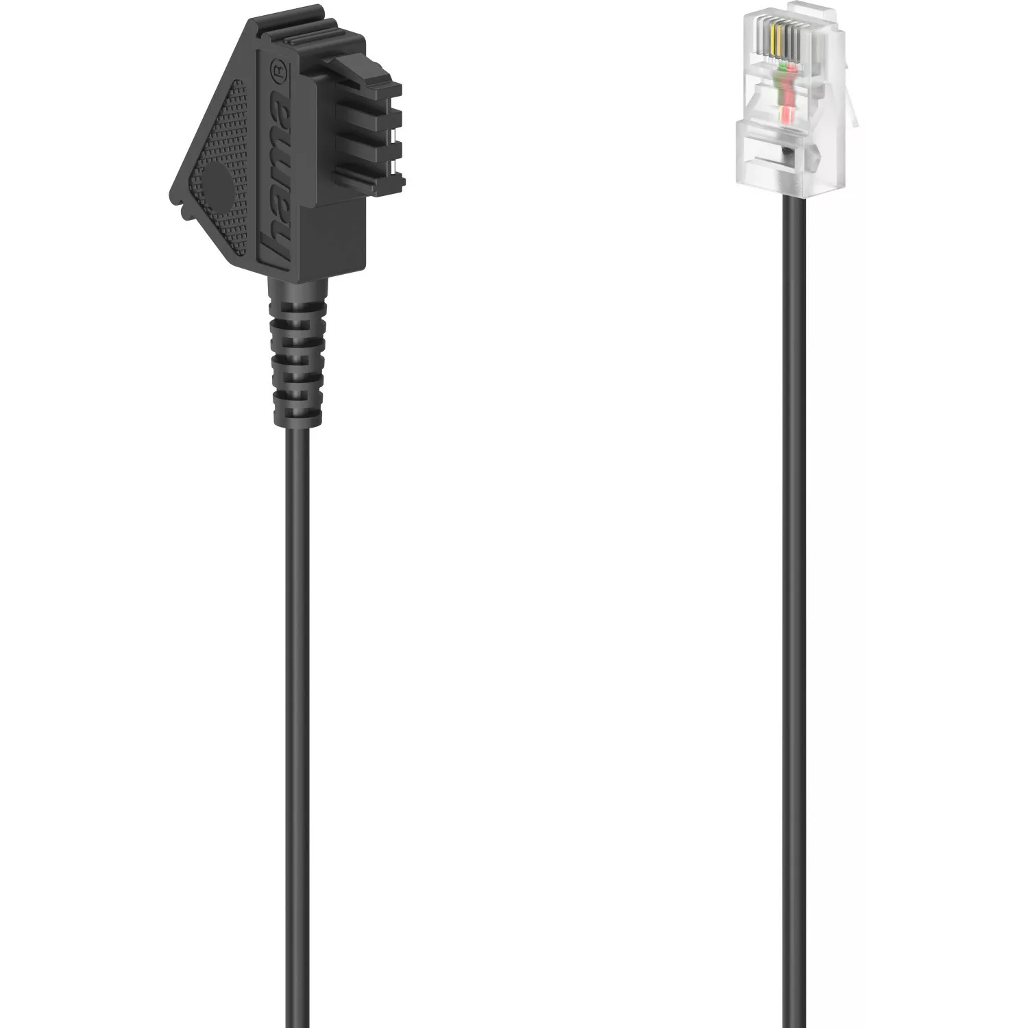 Hama DSL-Box-Kabel TAE-F-Stecker/Modular-Stecker 8p2c 6 m Schwarz günstig online kaufen