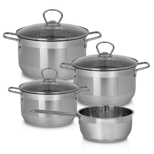 Krüger Topf-Set »Manhattan«, Edelstahl, (Set, 7 tlg.), für Induktions-Kochf günstig online kaufen