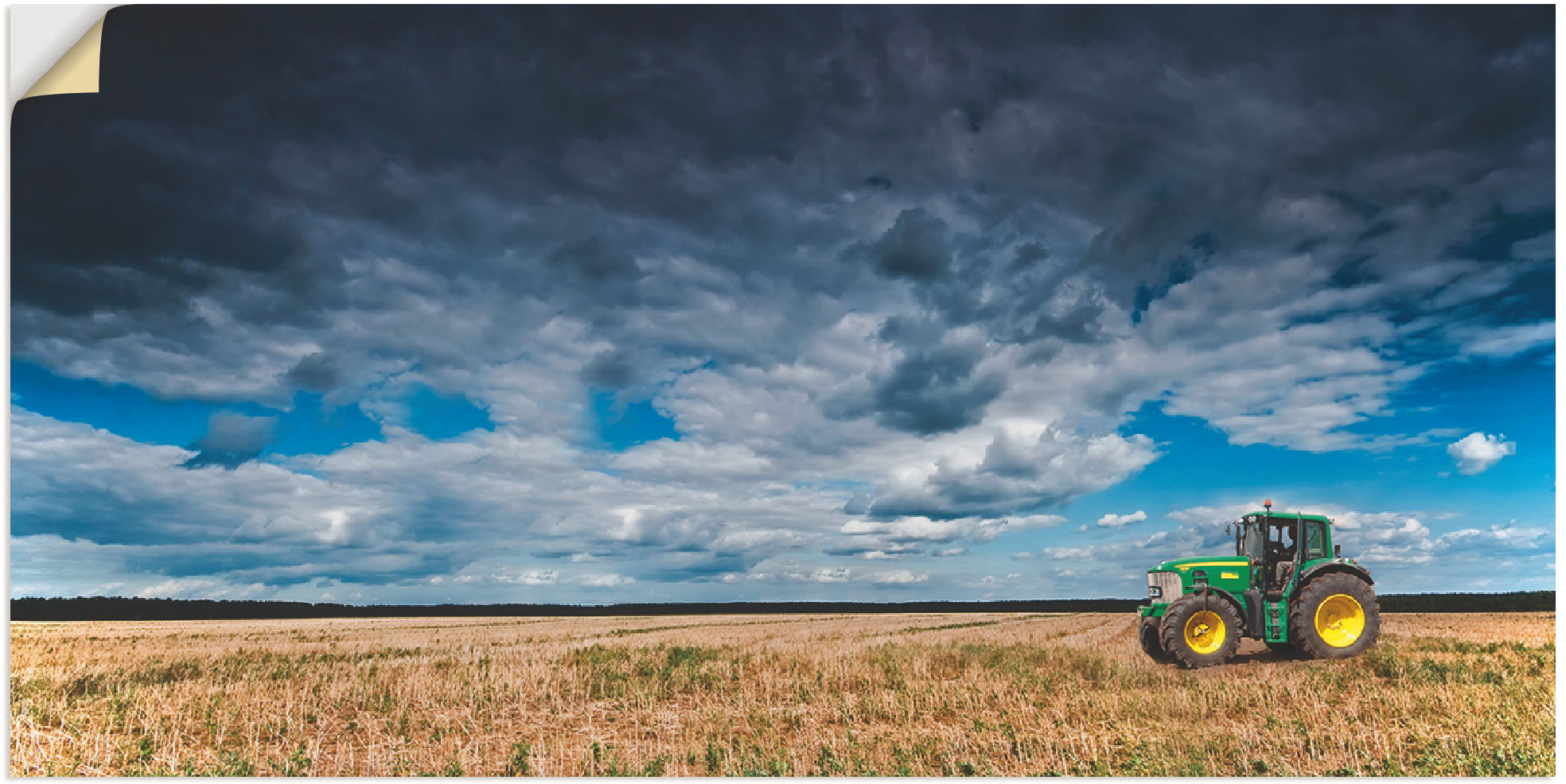 Artland Wandbild »Traktor Landschaftsfotografie«, Traktoren, (1 St.), als P günstig online kaufen