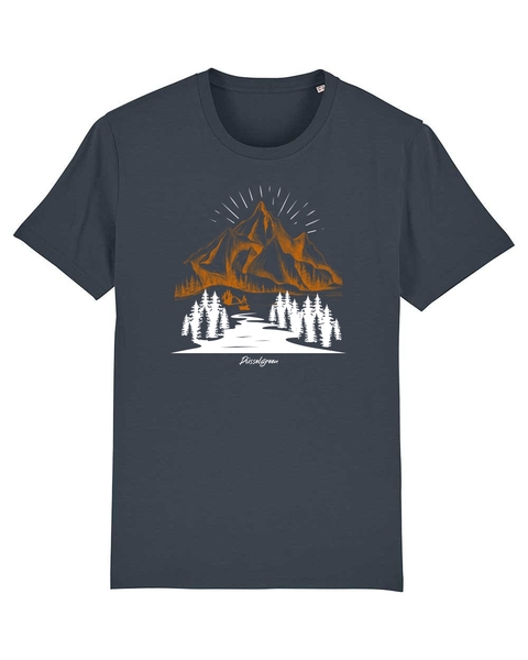 Berge, Wandern, Landschaft, Wald Tshirt Aus Bio Baumwolle günstig online kaufen