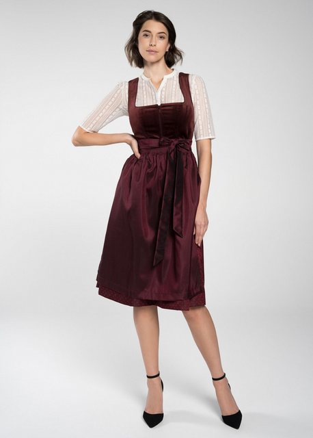 Spieth & Wensky Dirndl FCB-Enrietta-Dirndl 70cm (1-tlg) mit dekorativer Sch günstig online kaufen