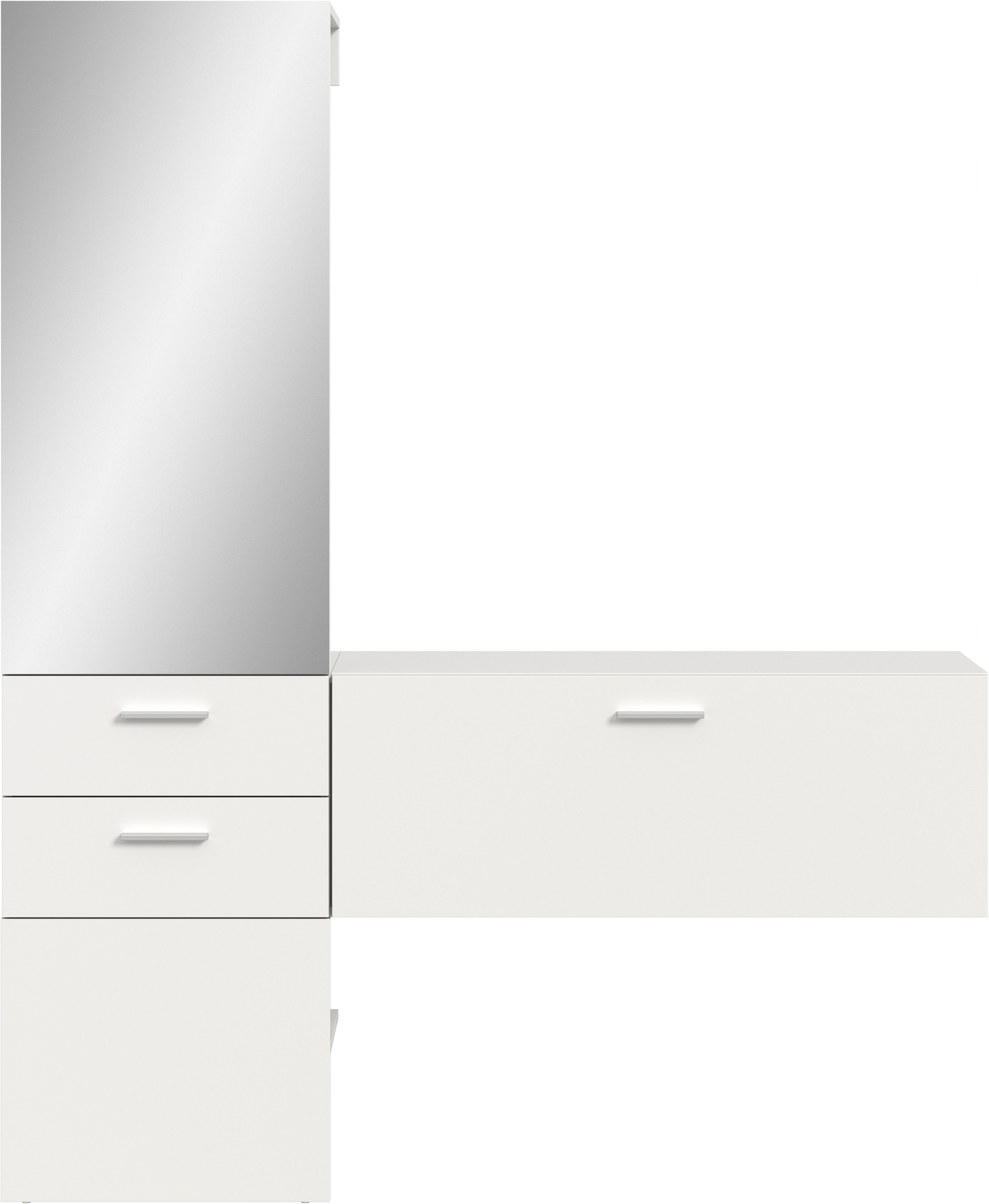 INOSIGN Garderoben-Set, (Set, 2 St.), Lumo, Garderobenset Breite: 156 cm, S günstig online kaufen
