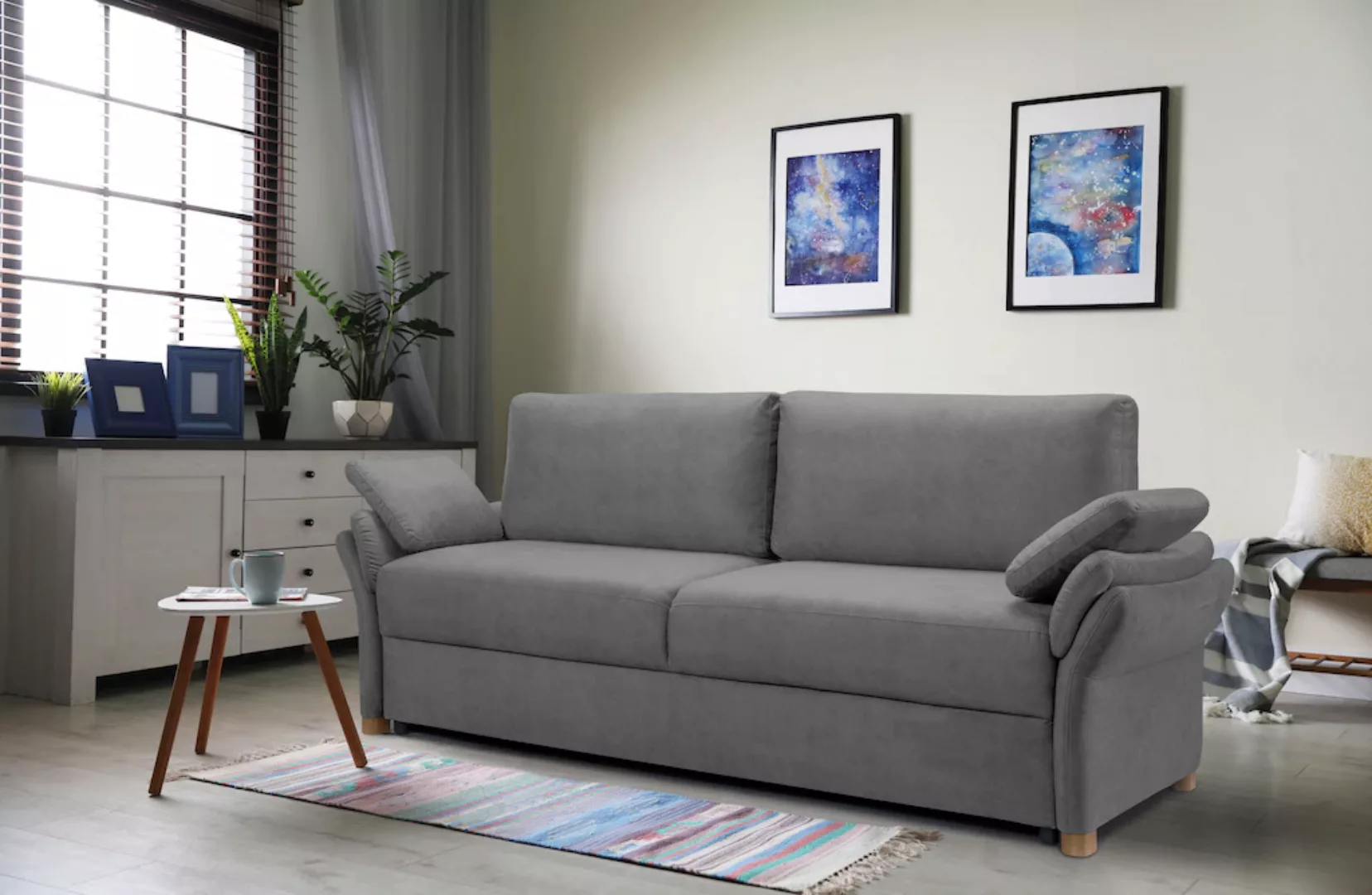 exxpo - sofa fashion 3-Sitzer "hochwertiger Sitzaufbau für hohen Sitzkomfor günstig online kaufen