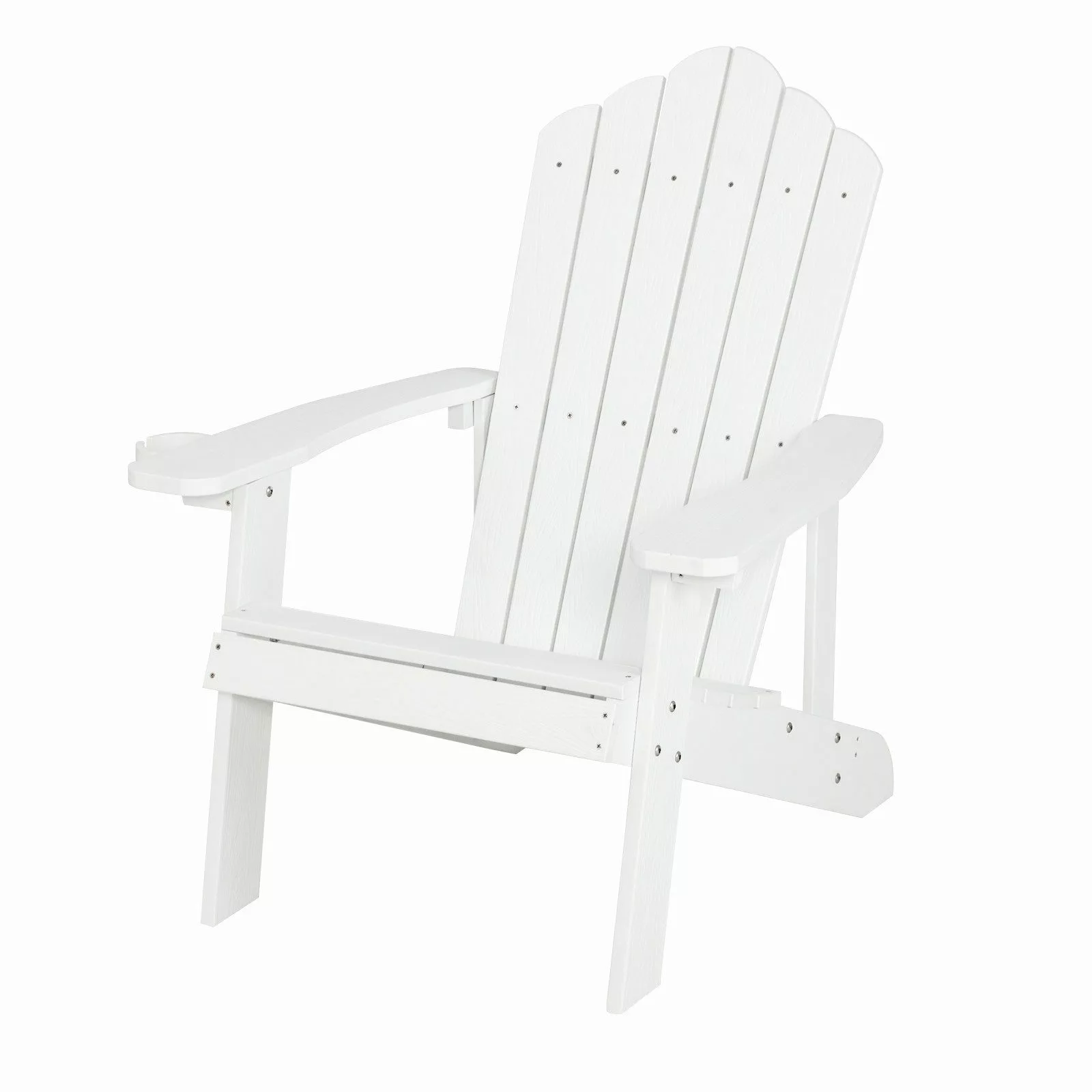 COSTWAY Gartenstuhl Adirondack Stuhl, mit Getränkehalter, günstig online kaufen