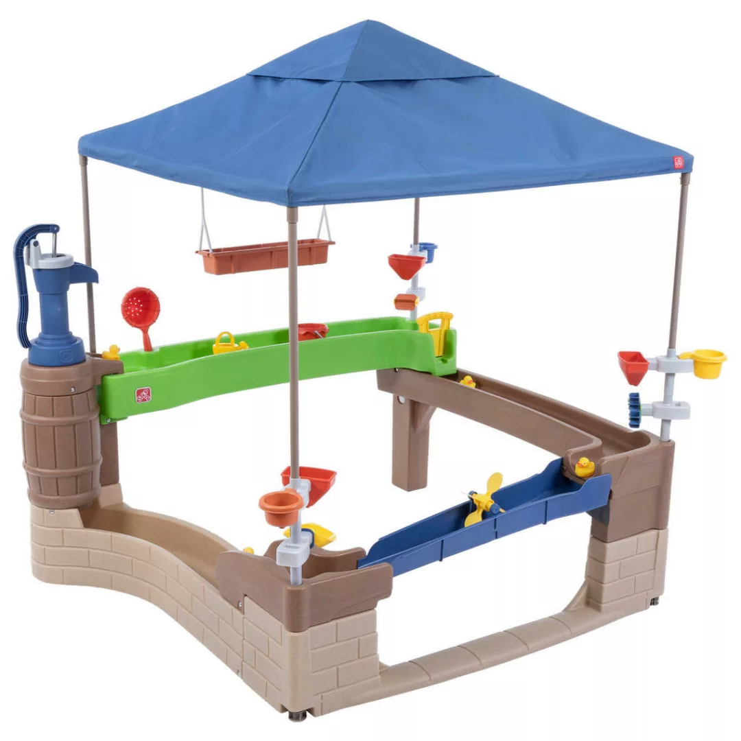 Step2 Wasserspieltisch Pump & Splash Shady Oasis braun B/H/T: ca. 120,7x152 günstig online kaufen