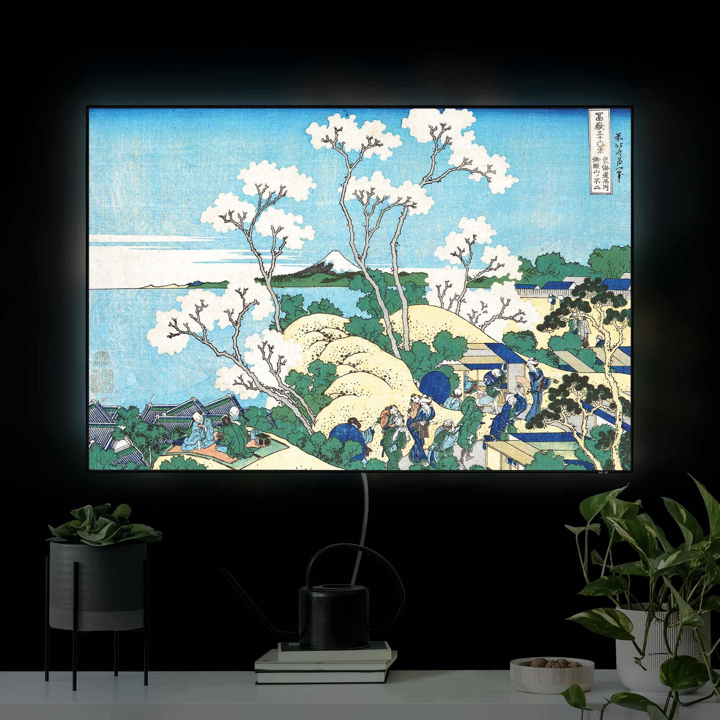 LED-Wechselbild Katsushika Hokusai - Der Fuji von Gotenyama günstig online kaufen