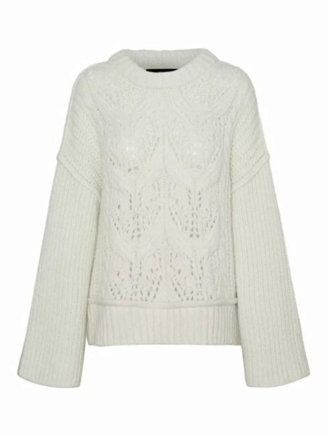 Vero Moda Strickpullover MORNA (1-tlg) Lochmuster günstig online kaufen