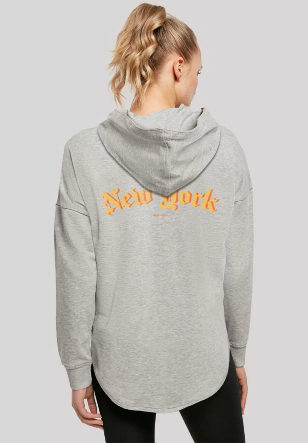 F4NT4STIC Kapuzenpullover "New York Orange OVERSIZE HOODIE", Print günstig online kaufen