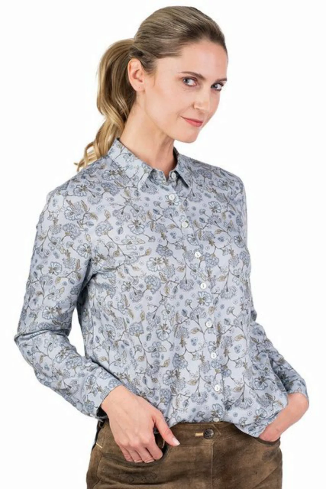 Hammerschmid Trachtenbluse Trachtenbluse - GERDA - light blue günstig online kaufen