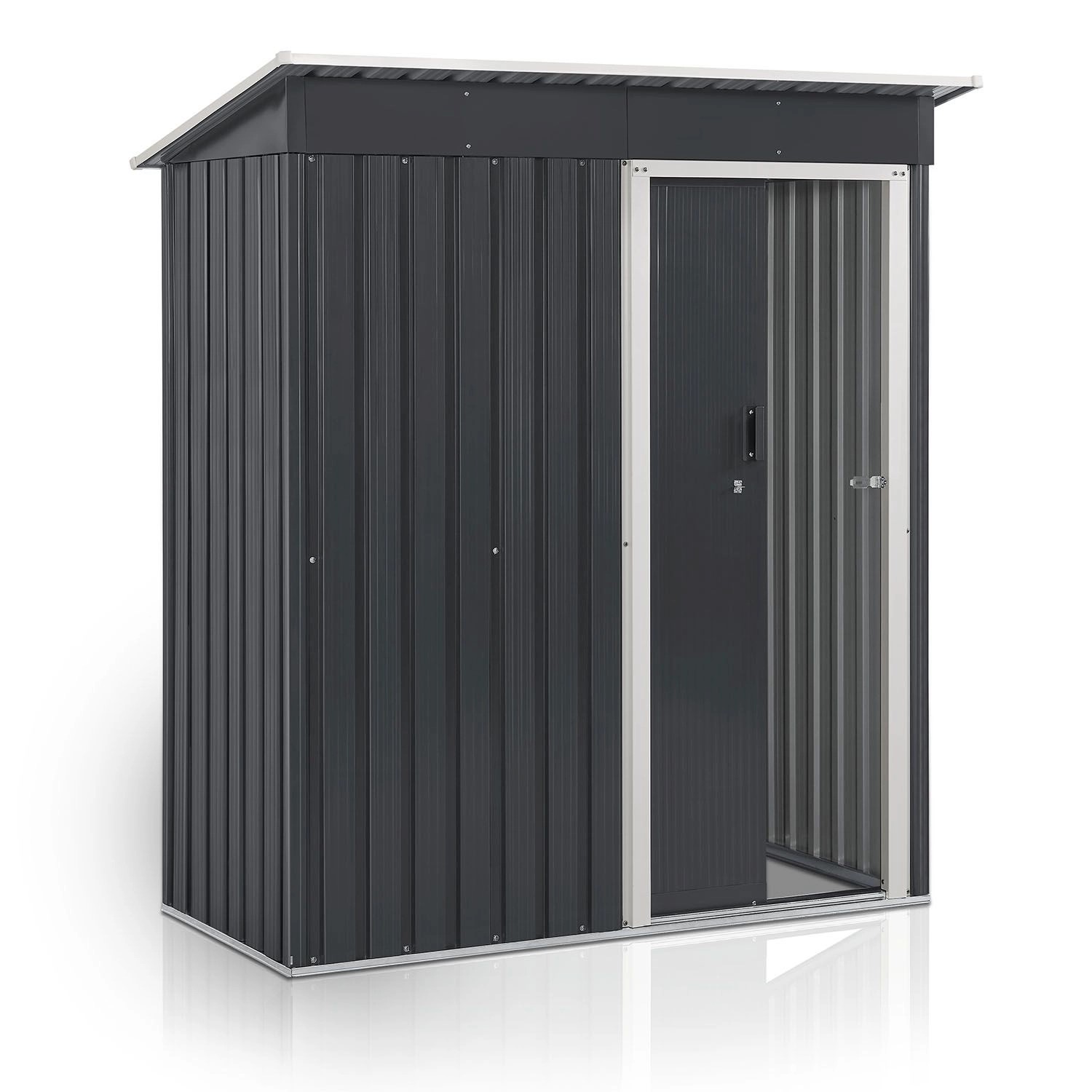 Juskys Gartenhaus S, mit Pultdach, Schiebetür, günstig online kaufen