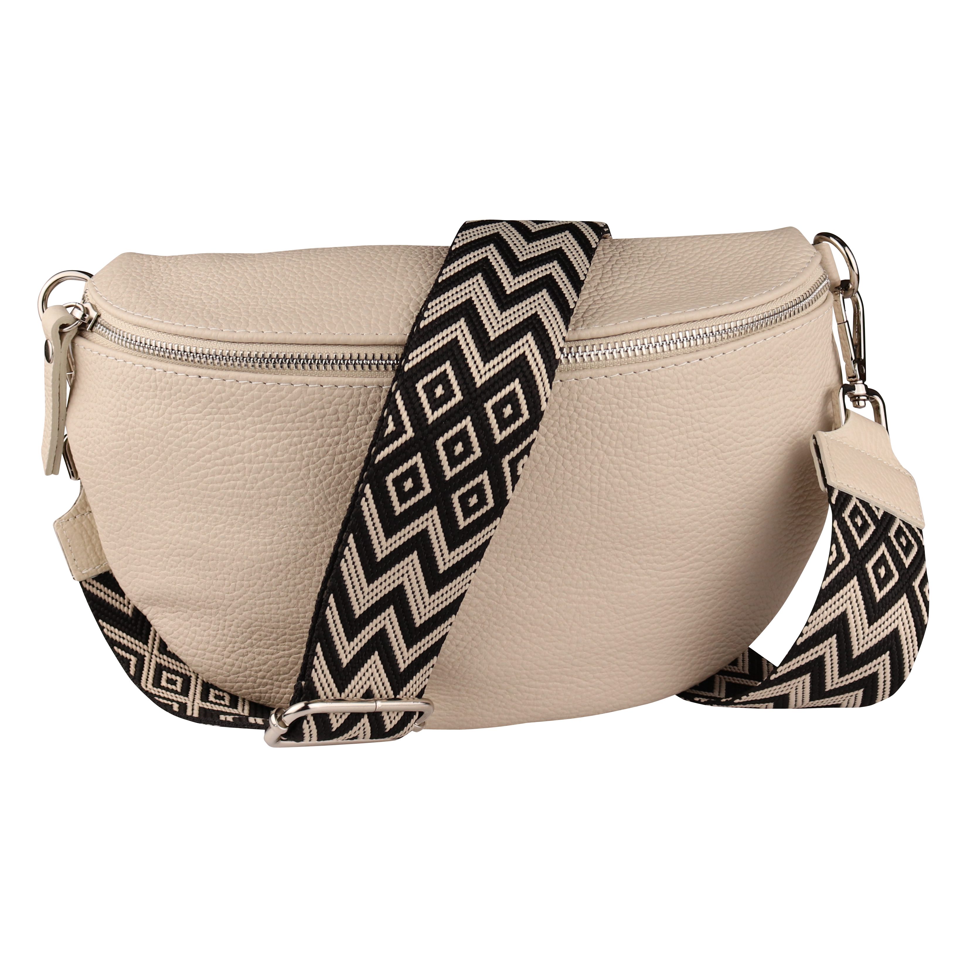 MIRROSI Bauchtasche mit GOLDENER Reißverschluss Damen, günstig online kaufen