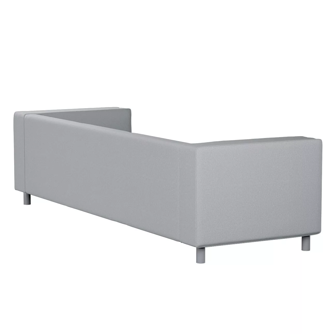 Bezug für Klippan 4-Sitzer Sofa, grau, Bezug für Klippan 4-Sitzer, Amsterda günstig online kaufen