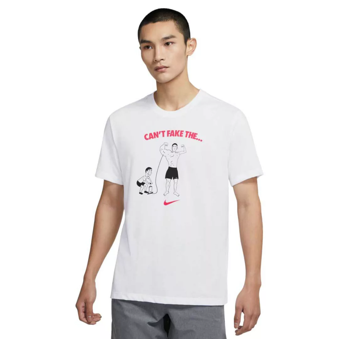 Nike Dri Fit Kurzärmeliges T-shirt 3XL White günstig online kaufen