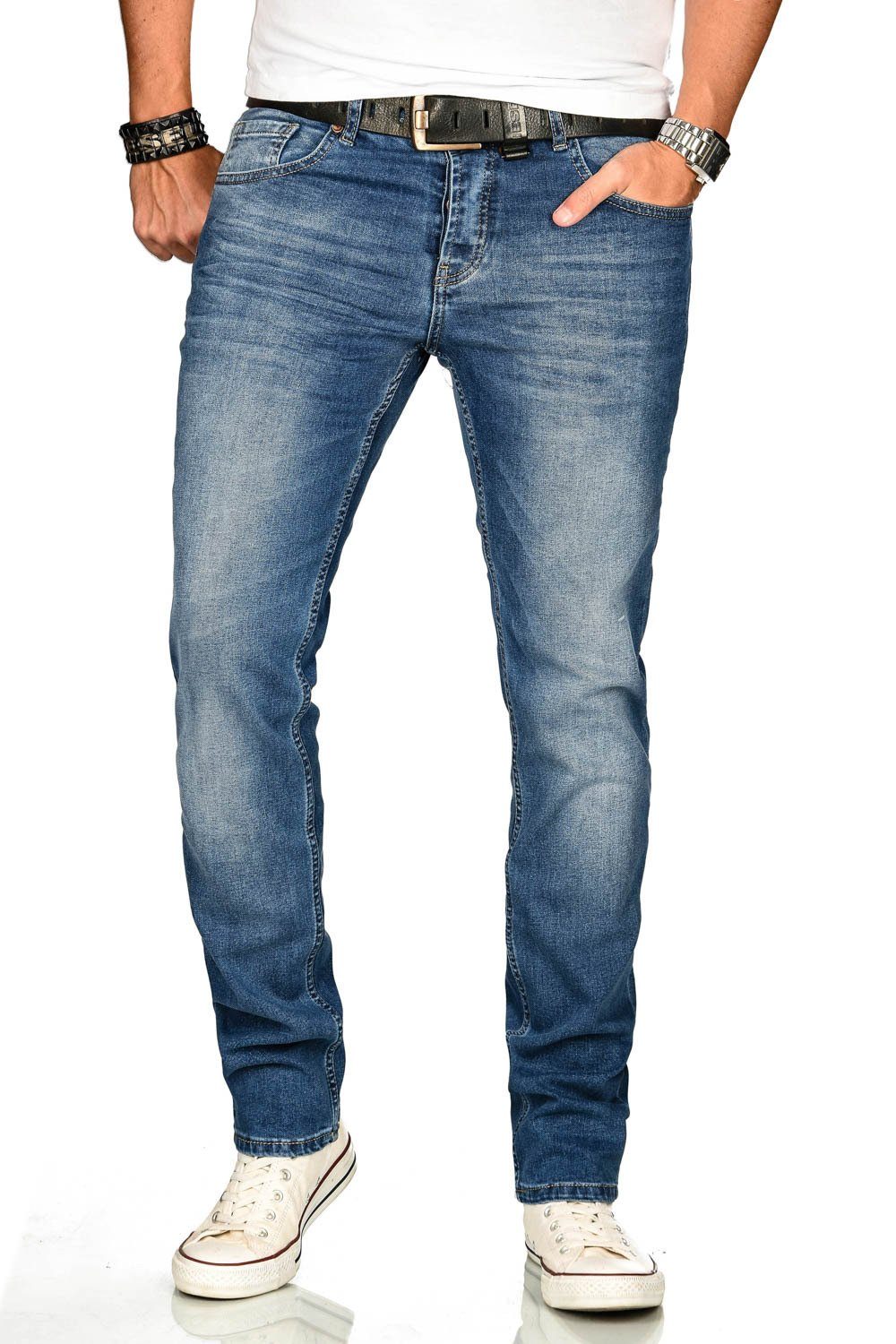 Alessandro Salvarini Straight-Jeans ASAngelo A. Salvarini günstig online kaufen