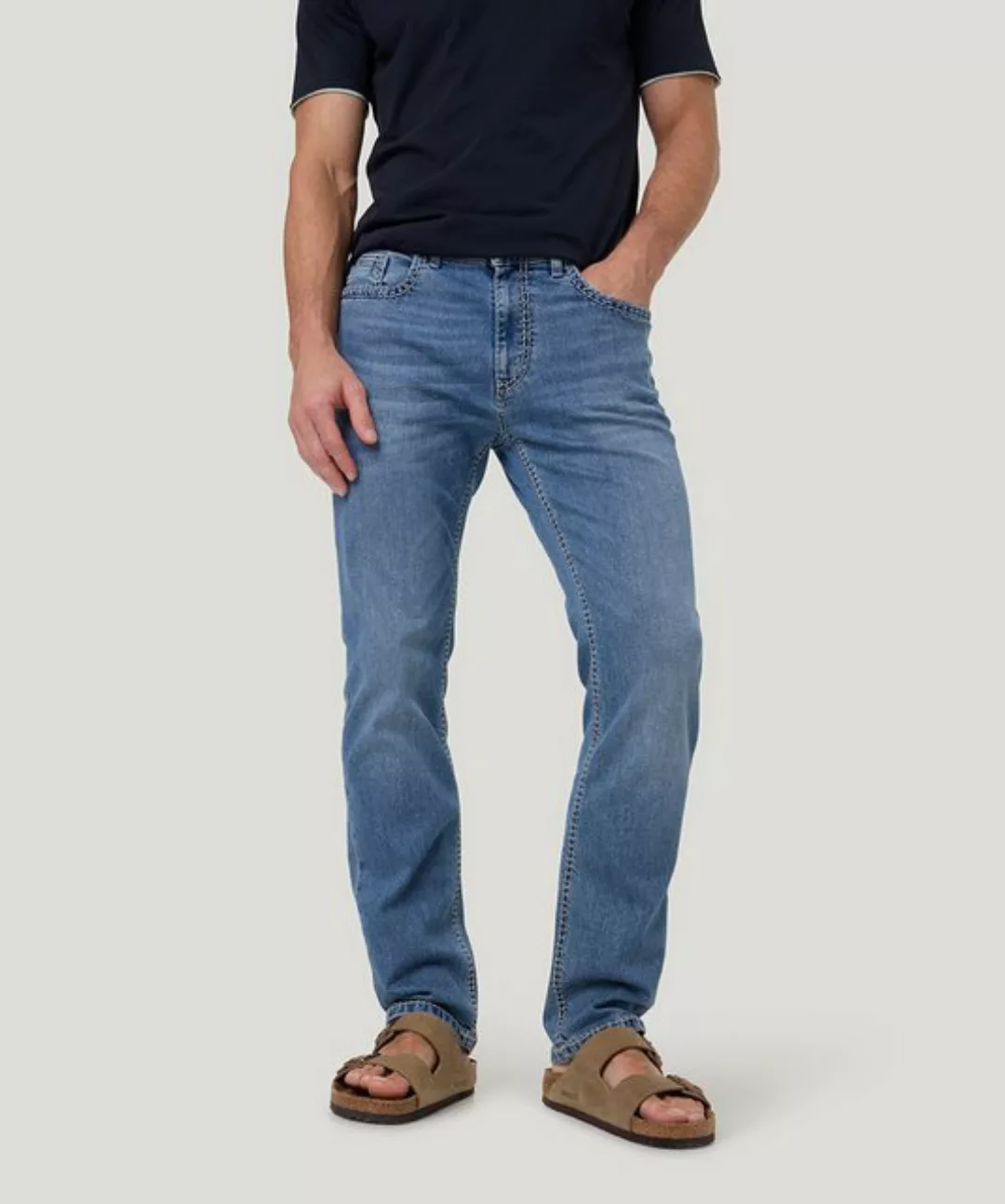 Pioneer Authentic Jeans Straight-Jeans Rando Dicke Nähte günstig online kaufen