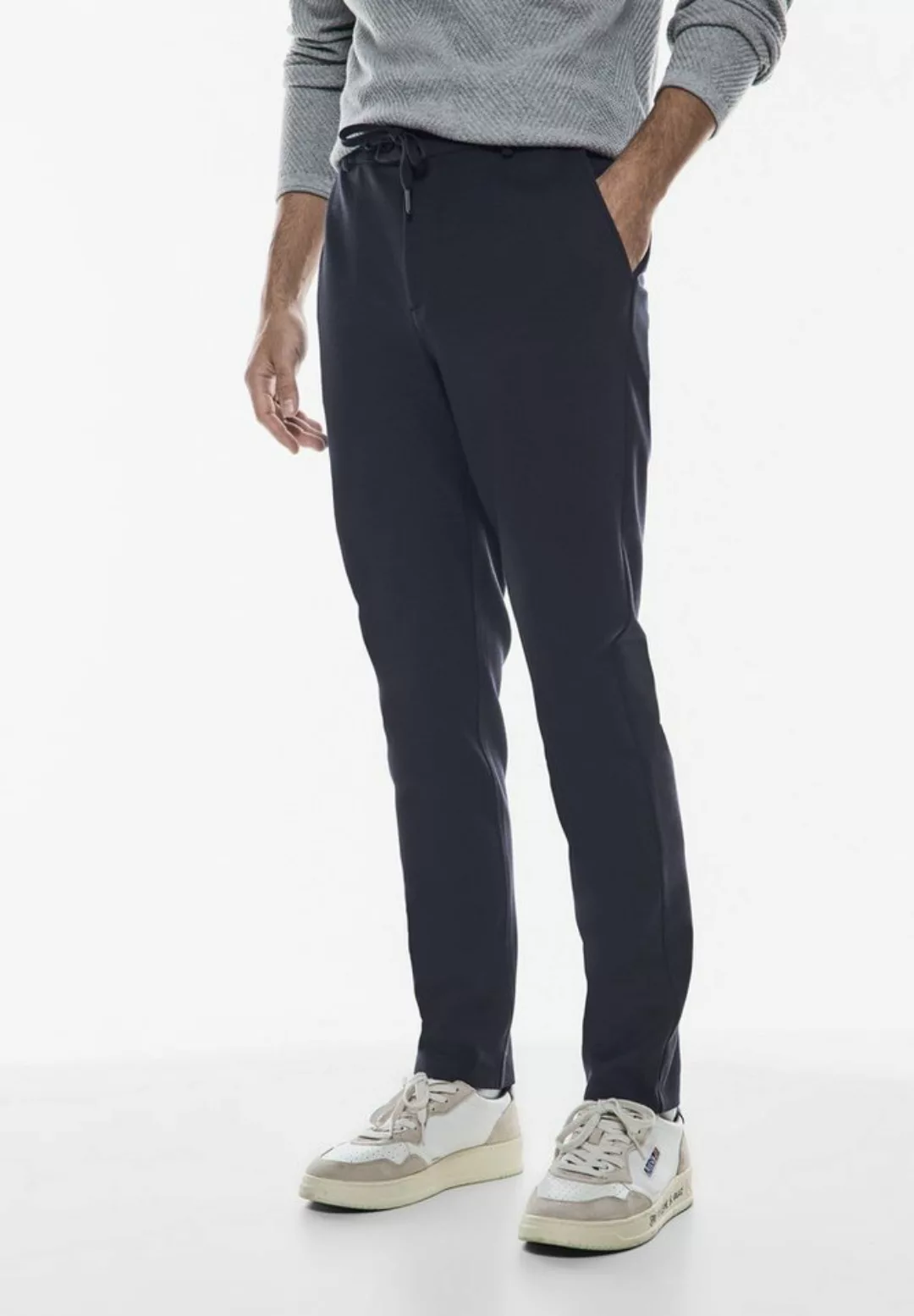 STREET ONE MEN Chinos softer Materialmix günstig online kaufen