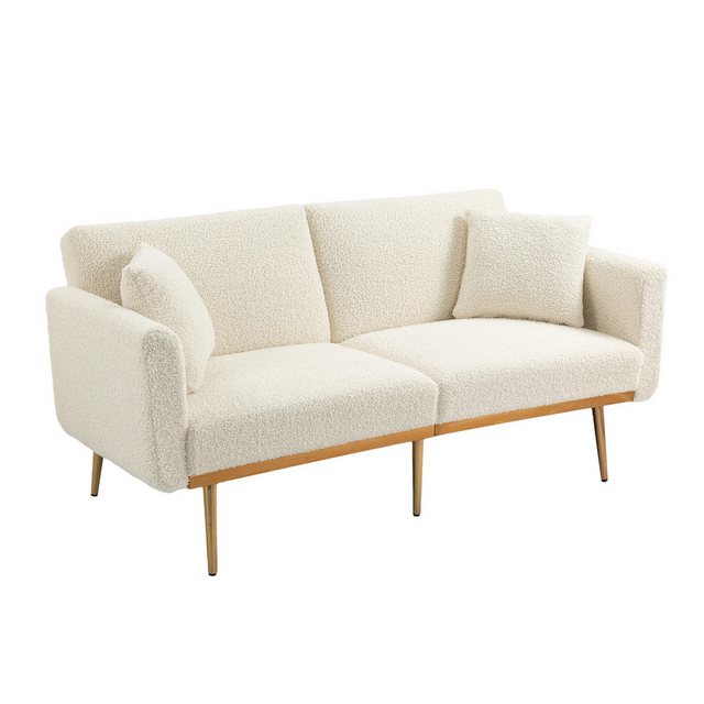 MODFU Sofa Akzentsofa, Loveseat-Sofa mit Metallfüßen Schlafsofa, 65.35*30.7 günstig online kaufen