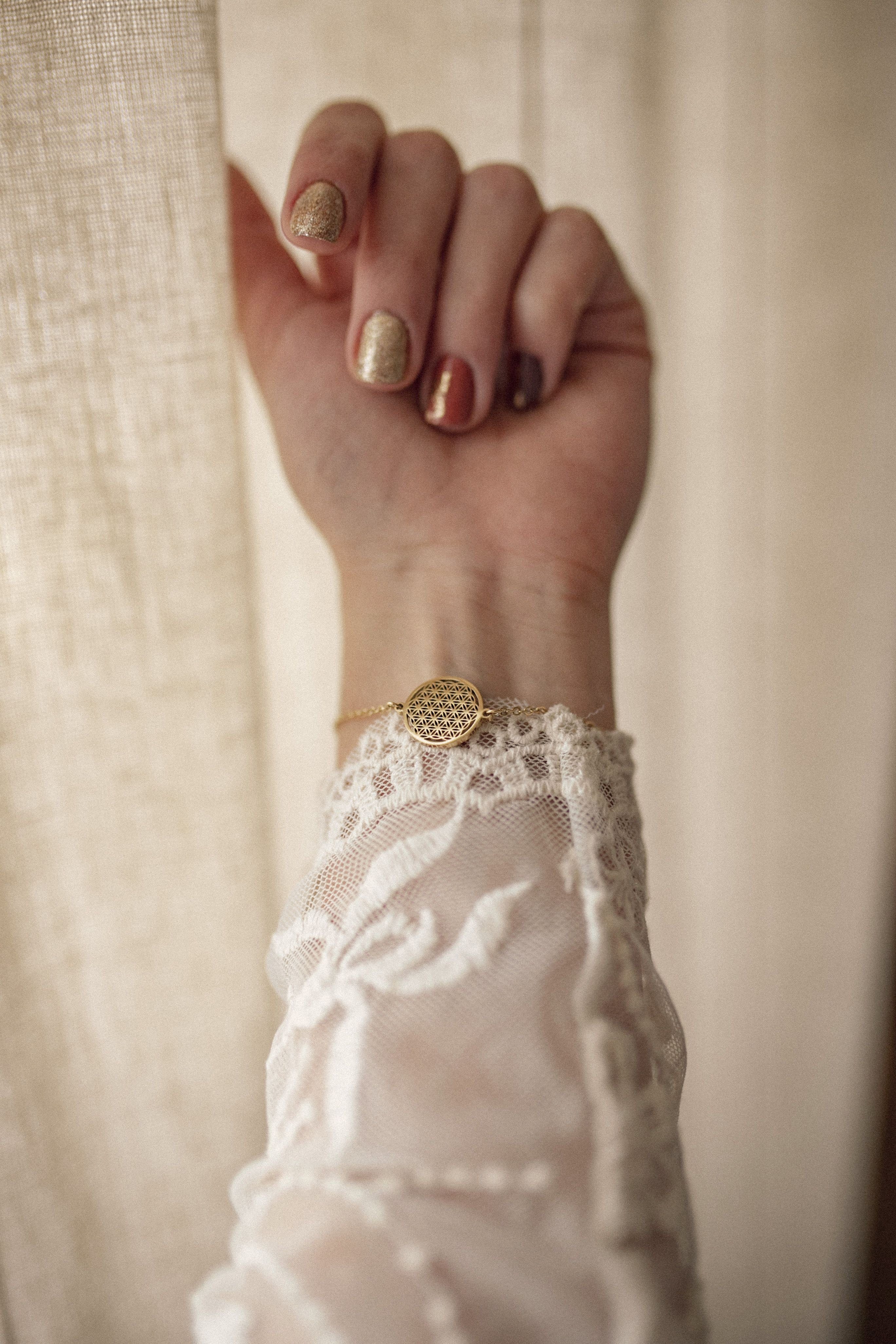 Hey Happiness Armband Edelstahl Blume des günstig online kaufen
