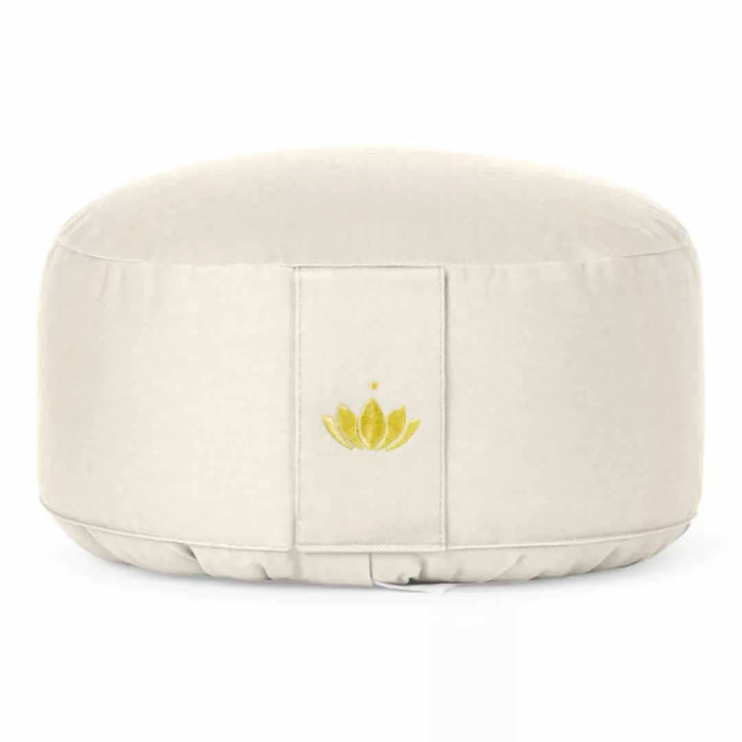 Meditationskissen Rund Lotus - Sitzhöhe 15cm - Gots Zertifiziert günstig online kaufen