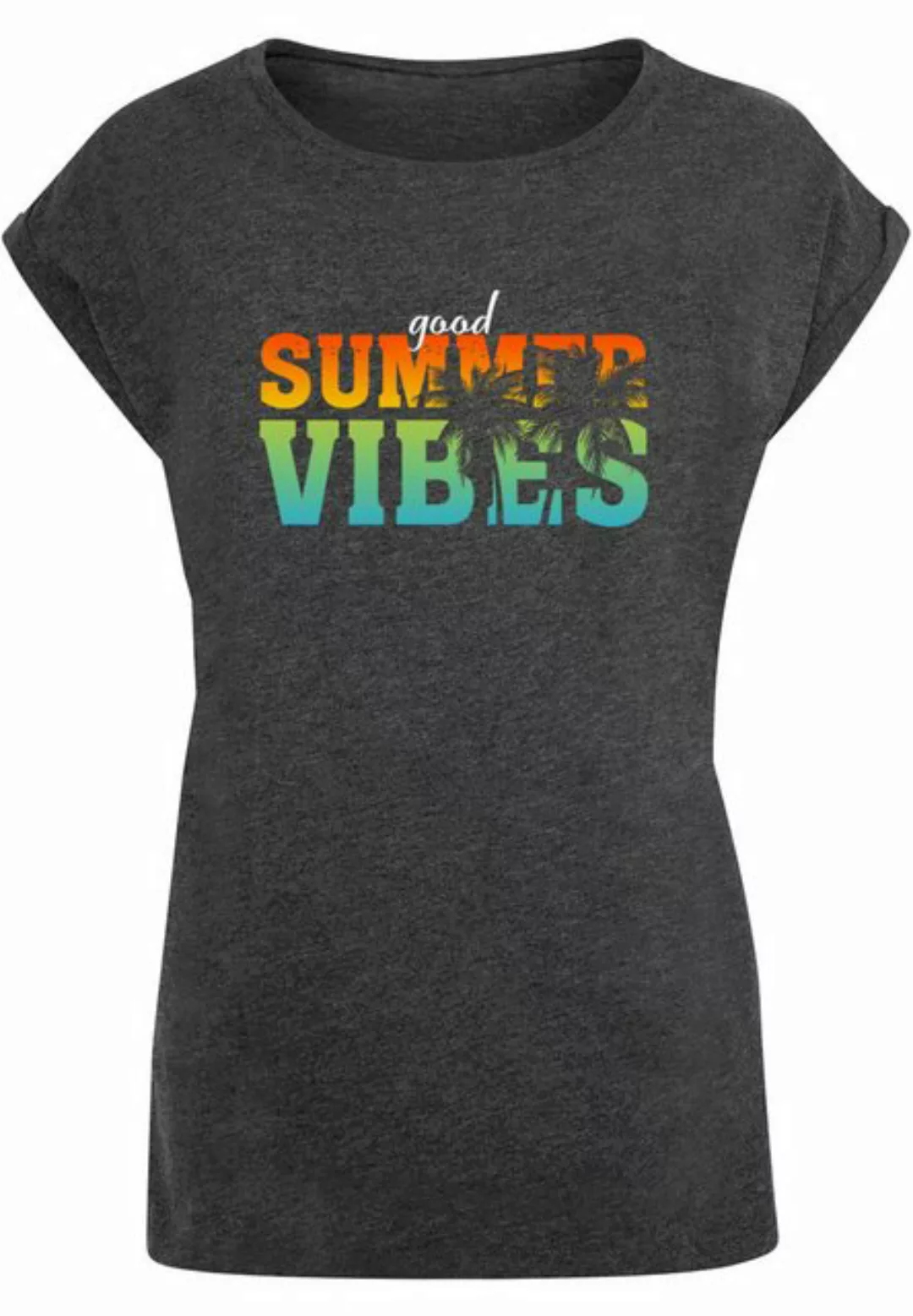 Merchcode T-Shirt Merchcode Damen Ladies Good Summer Vibes T-Shirt (1-tlg) günstig online kaufen