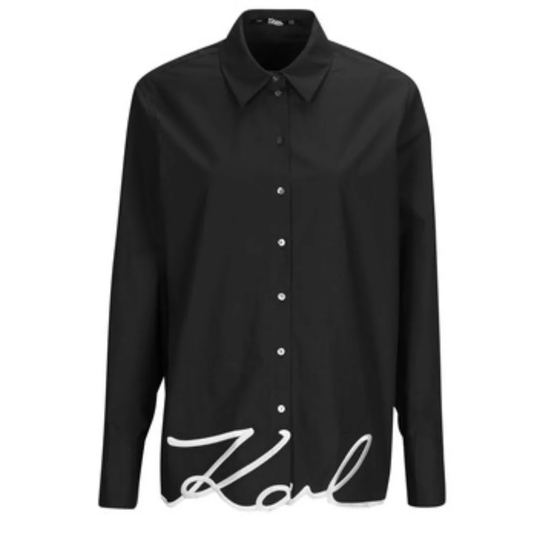 Karl Lagerfeld  Blusen KARL HEM SIGNATURE SHIRT günstig online kaufen