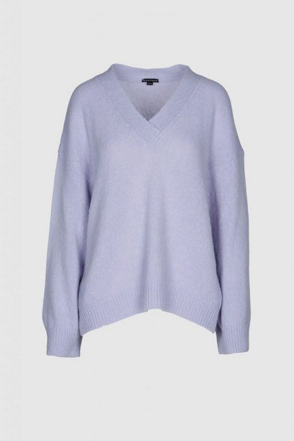 Boscana V-Ausschnitt-Pullover Pullover aus Merinowolle in Lila günstig online kaufen