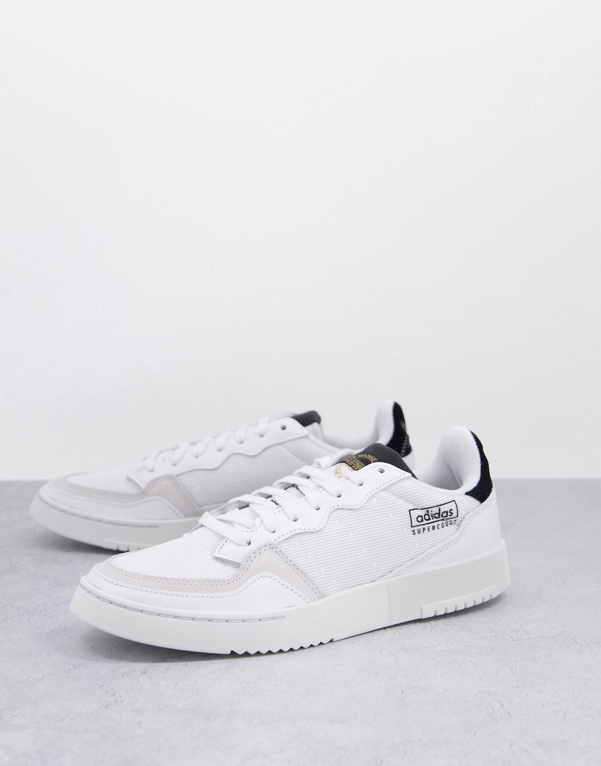 adidas Originals – Supercourt – Sneaker in Weiß und Schwarz günstig online kaufen