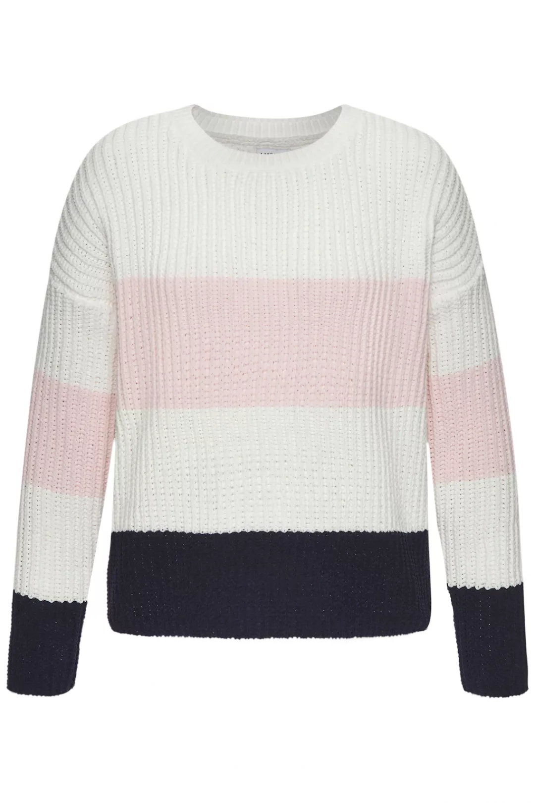 LASCANA Strickpullover, mit modischen Querstreifen, legere Passform, bequem günstig online kaufen