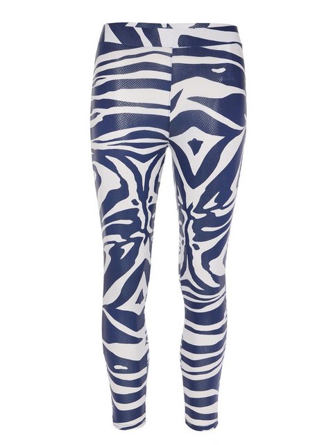 MONACO blue Leggings Stretch-Hose figurbetont mit Animal- Alloverdruck günstig online kaufen